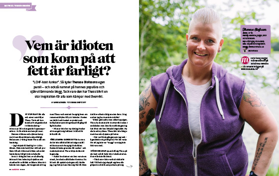 I matfrisk får du möta Therese ”Thess” Olofsson som la om till LCHFkost – och tog svenskt rekord i viktminskning.