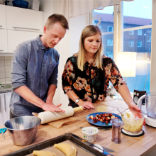 Johan och Rebecca. Foto: Jessika Bentsen.