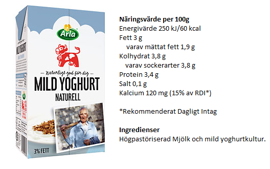 mild yoghurt naturell