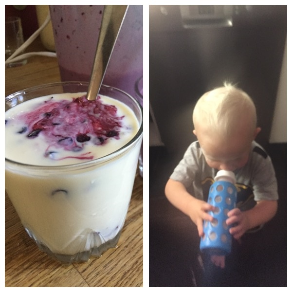 Kvällssmoothie eller istället för välling.